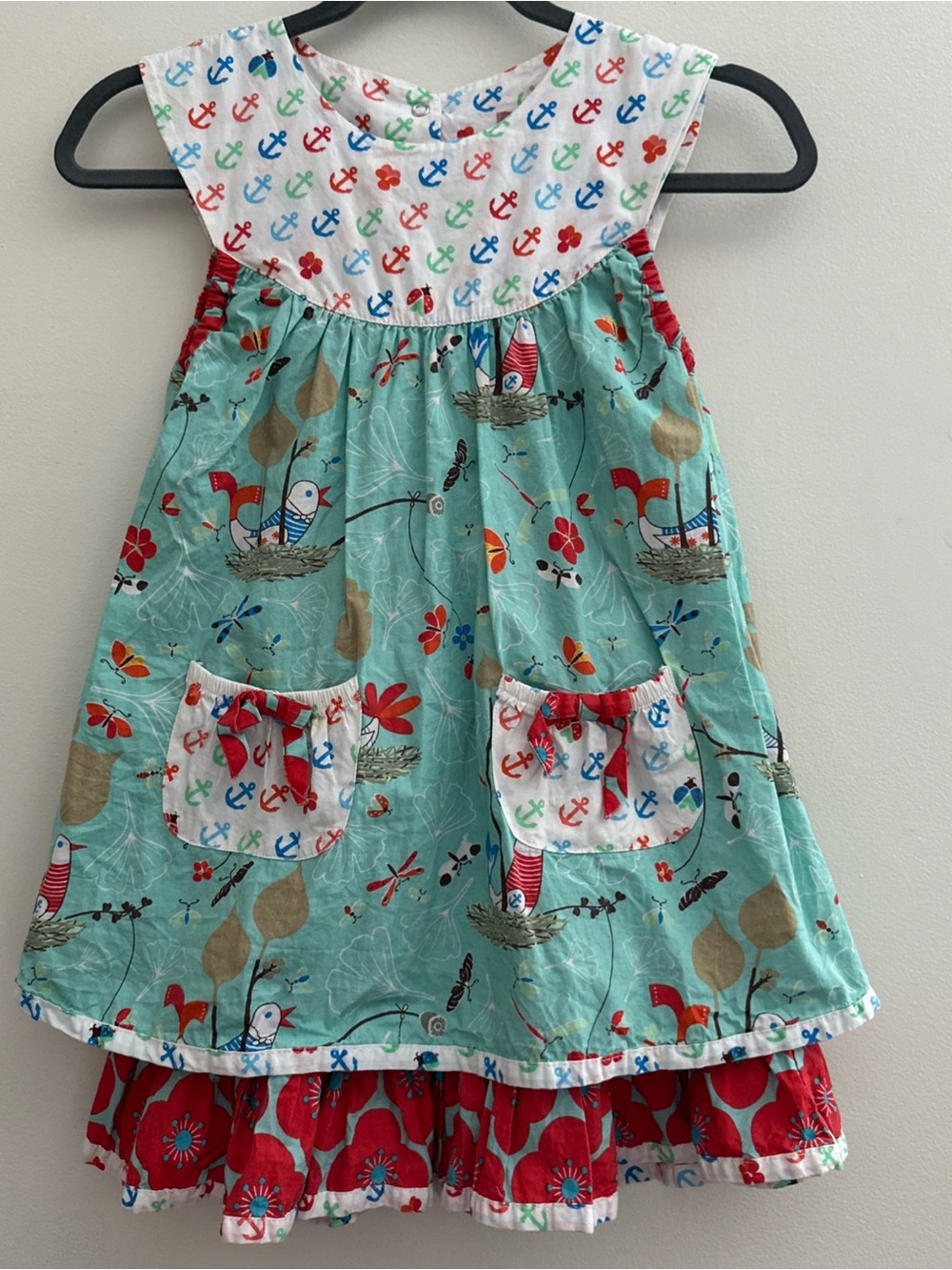Jelly the Pug girls dress size 8  Hey Sailor, Sailor Dress Style #161 Cotton